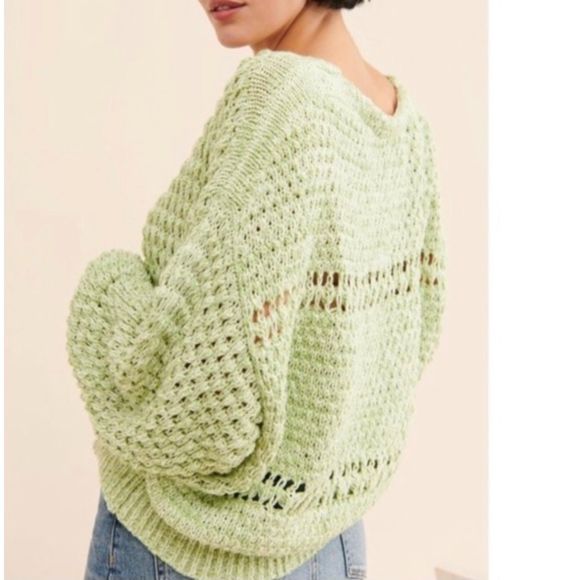 Free People Green Sweater - Picture 3 of 12